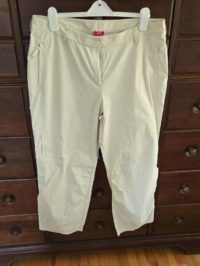 J.Jill Stretch Utility/Cargo Pants Size 18 Cream